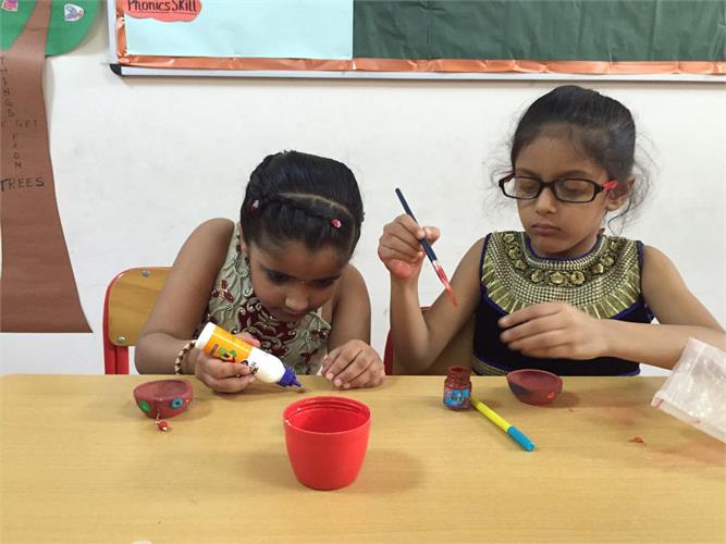 Diwali Activity ( Diya decoration/Rangoli Making)