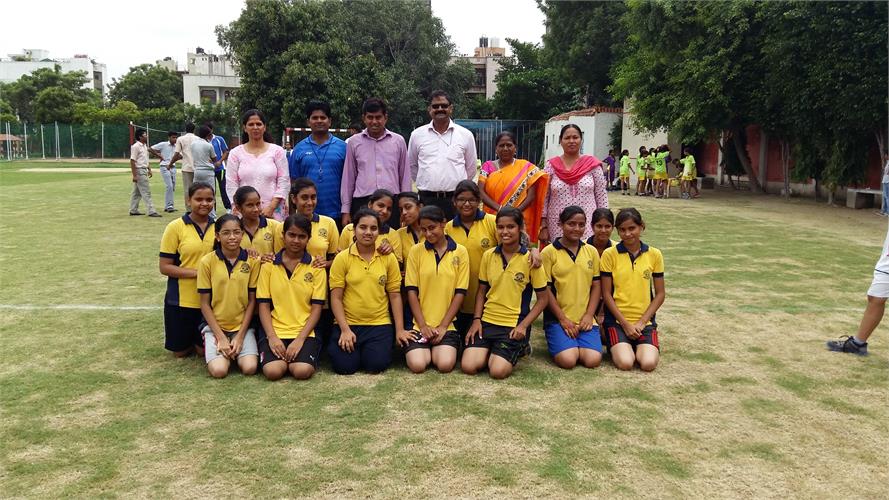ZONAL HANDBALL JR. GIRLS 2ND POSITION-2015