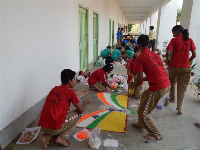Rangoli and Singing Competion