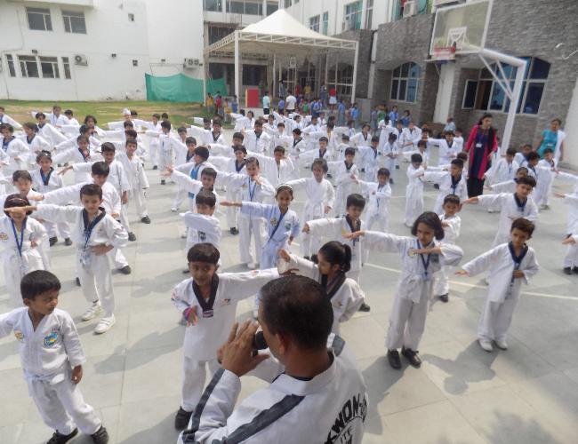 Taekwondo Performance by Primary Students