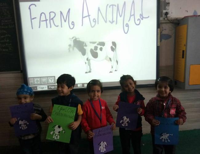 ACTIVITY ON FARM ANIMALS - PRE PRIMARY