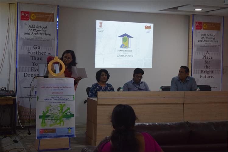 Two day workshop on “GRIHA - GREEN BUILDINGS” by  GRIHA Council
