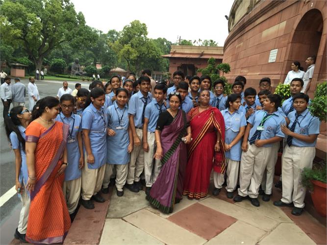 VISIT TO PARLIAMENT ON 07-08-2015