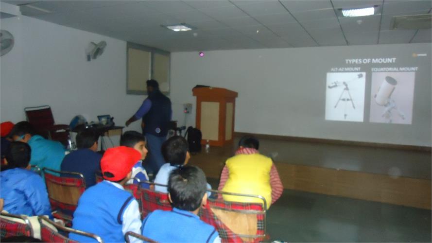 ASTRONOMY CLUB ACTIVITY - TELESCOPIC OBSERVATION
