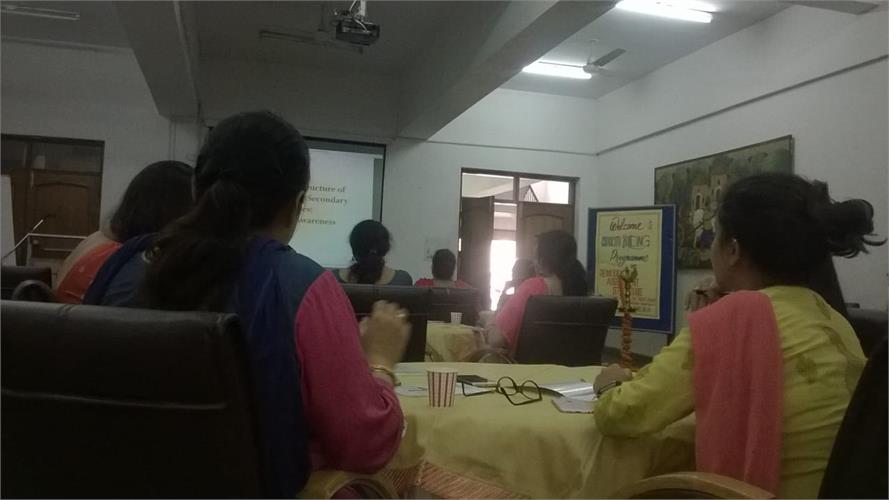 WORKSHOP ON REMODELLED ASSESSMENT AT SECONDARY SCHOOL LEVEL