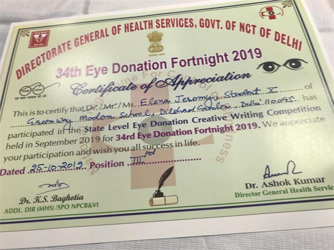 EYE DONATION FORTNIGHT