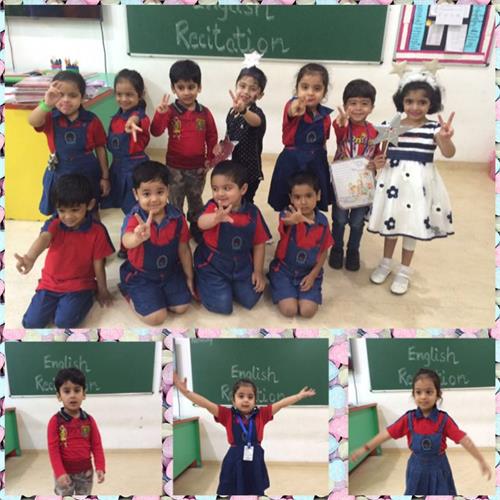 Pre-School: English Rectitation Activity