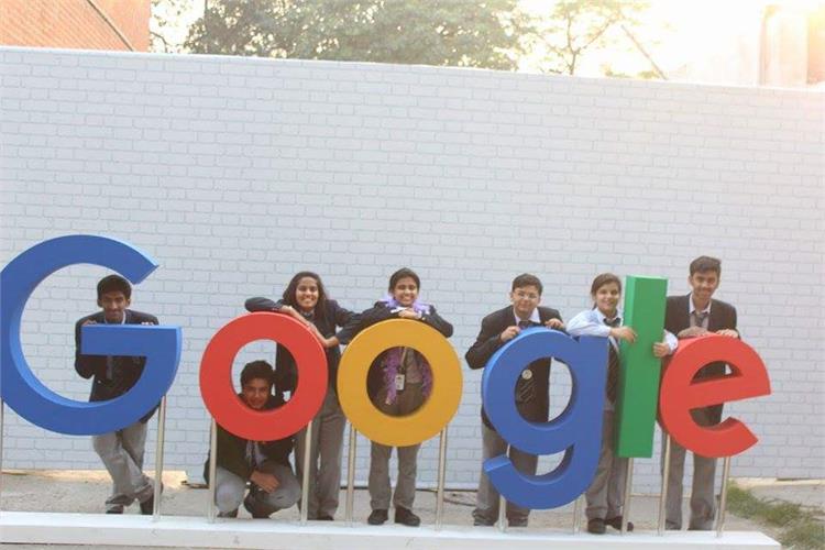 Sri VIS Students with GOOGLE CEO
