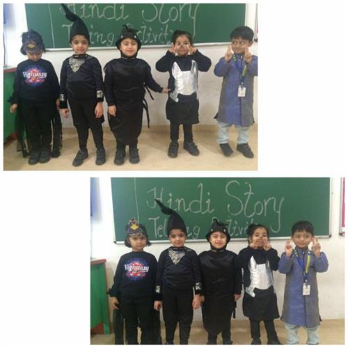 Hindi story tellers of Pre-School