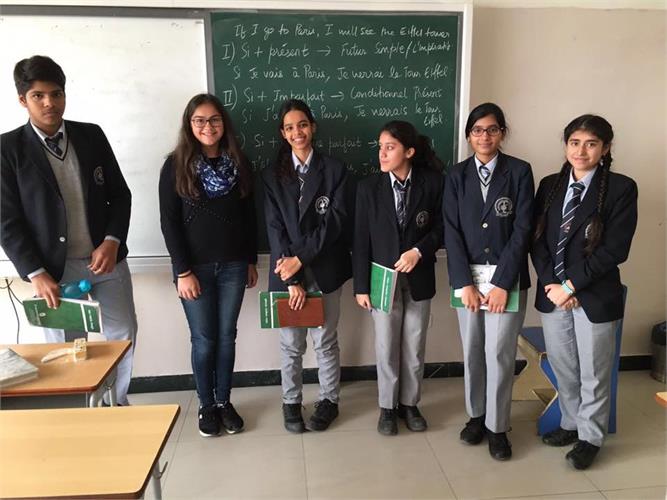 German students on an Exchange Visit
