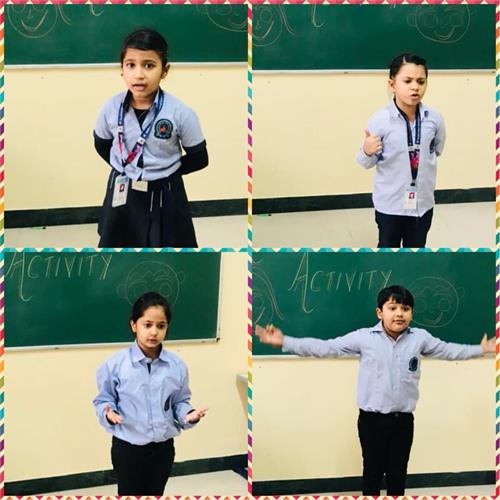 Class II-Speaking Tree Activity