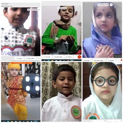 Hindi Diwas Assembly by Class-1 A