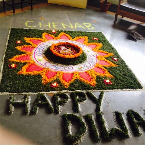 Inter House Rangoli Competition-SW