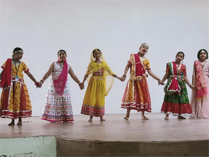 Special Assembly by Class V-A on the theme State-Haryana