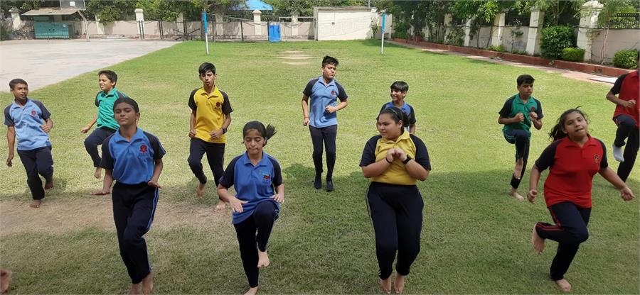 Students Ground Activities