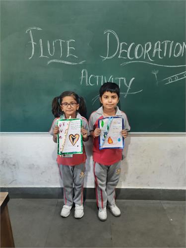 Flute Decoration Activity-Class II