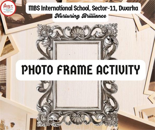 Photo frame making Activity-Class I & II