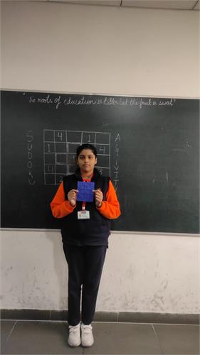 Sudoku Puzzle (Aryabhatta Club Activity) Grade-IV